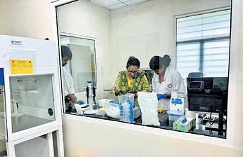 The new facility is equipped with next-generation sequencing (NGS), fluorescence in-situ hybridisation (FISH)