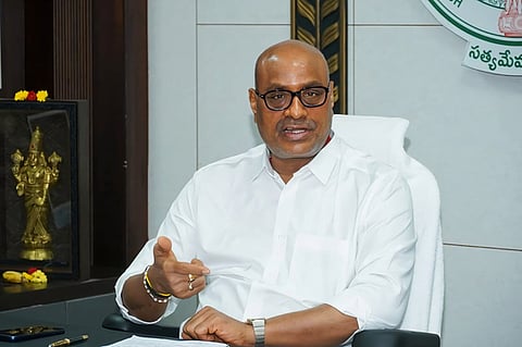 Agriculture minister Kinjarapu Atchannaidu.