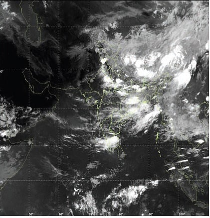An upper-air cyclonic circulation is expected to form over north-west Bay of Bengal and adjoining areas of West Bengal and Odisha coasts.