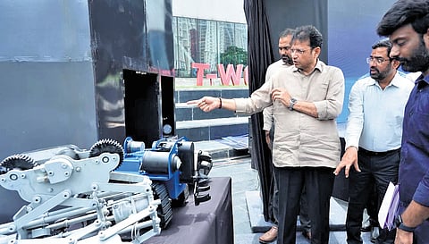 Minister D Sridhar Babu launches ‘Project SHUDH’ at T-Works on Saturday