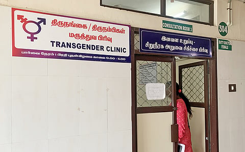 The transgender clinic and designated ward at MGMGH.