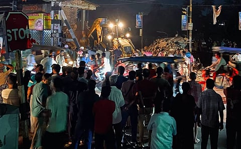 Eviction drive in Jadavpur