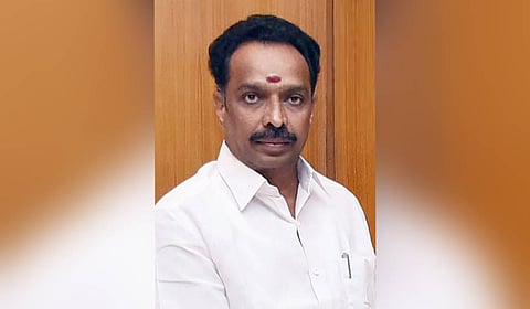 Former Karur MLA MR Vijayabhaskar.