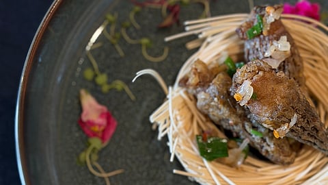 Himalayan Crispy Morel by chef Deni Koswara