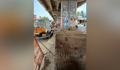 Controversy and concerns has once again erupted in regards to the Periyanaickenpalayam flyover as Social activists, and locals in the area have raised concerns over the dangerous works carried out by the highways department.