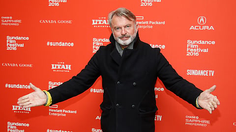 Actor Sam Neill poses at the premiere of "Hunt for the Wilderpeople" during the 2016 Sundance Film Festival on Jan. 22, 2016