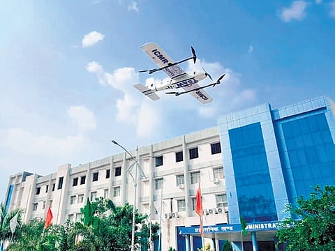 The project tested whether drones could bridge the "last mile" gap in healthcare by ferrying sputum samples from PHCs to laboratories.