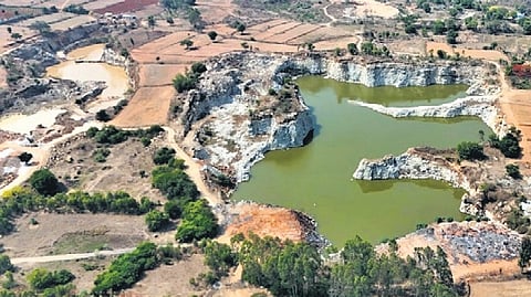The proposed location of the Material Recovery Facility at Tarahunise village