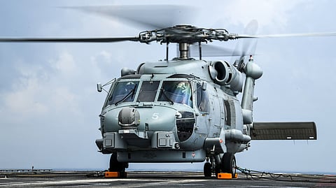 The MH-60R Seahawk, popularly known as the "Romeo", is one of the world's most advanced multi-mission naval helicopters, manufactured by Lockheed Martin.
