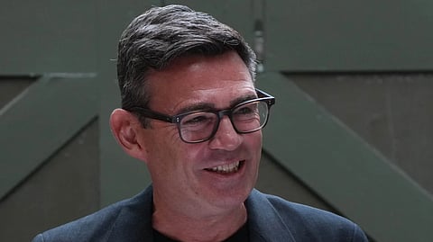 Labour Party’s Andy Burnham delivers a speech at the People’s History Museum in Manchester, England, Monday, June 29, 2026.