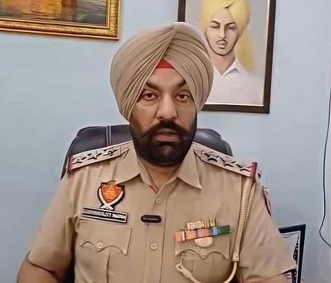 Suspended Station House Officer of Tanda police station Gurinderjit Singh Nagra