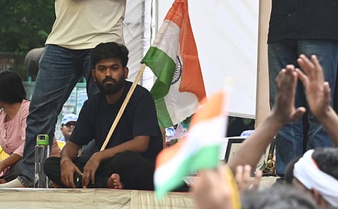 Cockroach Janata Party (CJP) founder Abhijeet Dipke.