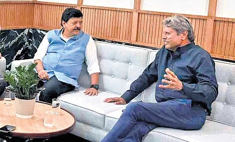 AP Tourism Minister Kandula Durgesh on Saturday meets PGTI president Kapil Dev to explore golf tourism opportunities in Andhra Pradesh