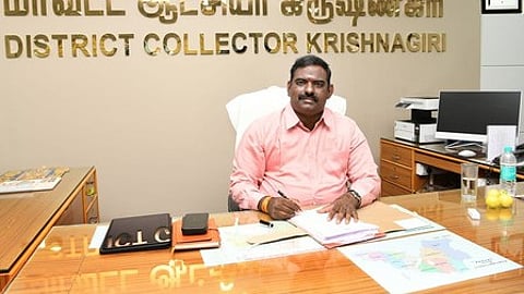 Krishnagiri Collector C Dinesh Kumar