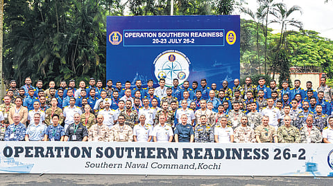 Participants at the Operation Southern Readiness programme at the Southern Naval Command