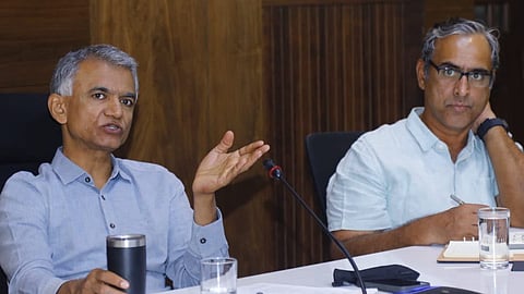 Minister Krishna Byre Gowda at a meeting on Green Bengaluru campaign on Monday