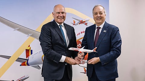 ir India CEO and Managing Director Campbell Wilson alongside George Casey, Chairman of JFK Millennium Partners.