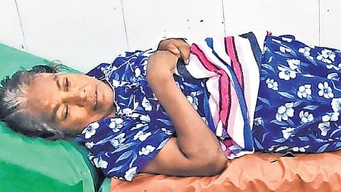 The woman who was allegedly bitten by the rat