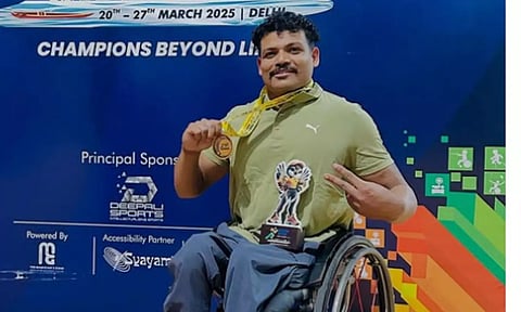 Para-powerlifter Parmjeet Kumar seems to be the favourite in his category