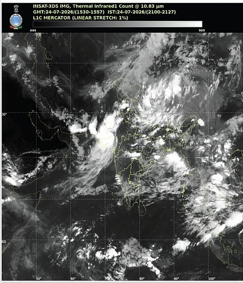 Heavy to very heavy rainfall is likely to lash parts of Odisha for four days as a fresh low-pressure area is expected to form over the Bay of Bengal.