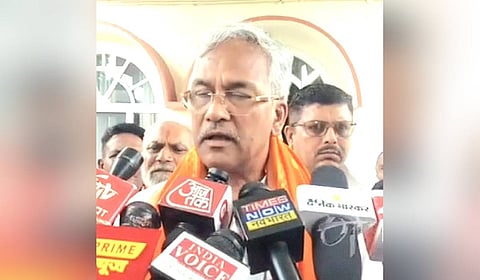 BJP MP from Haridwar and former Uttarakhand Chief Minister Trivendra Singh Rawat.