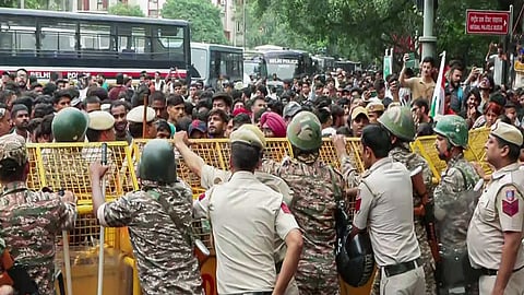 The FIR alleges that the mob attacked police officers with the intention of causing their death, leaving several personnel injured.
