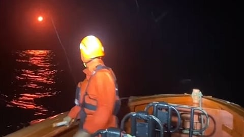 Dozens of search and rescue teams were deployed in a search operation covering approximately 300 square nautical miles of waters along and around Tomini Bay based on the tour boat's route projections.