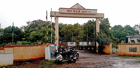 Tamil Nadu: The view of Government ITI at Thuvakudi.