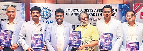 EAAP president Kishore Babu said the day commemorates Louise Brown’s 1978 birth, while secretary Dr V. Lenin Babu reaffirmed commitment to training and research.