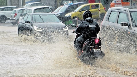 AP rains