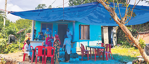 Siyad’s house at Kundara in Kollam