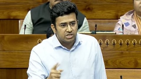 BJP MP Tejasvi Surya described the Opposition as “delulu” for believing that youth are backing it.