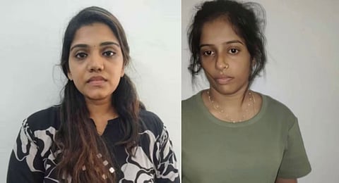 Kavya and Keerthana