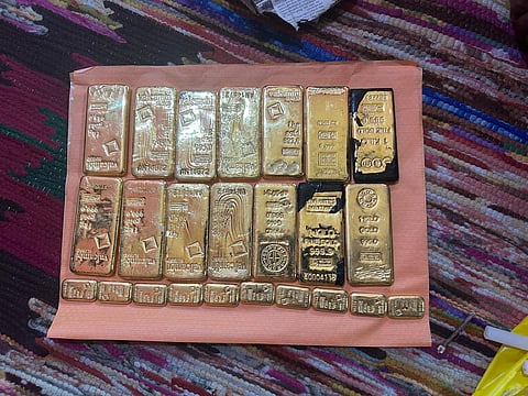 Seized gold