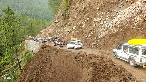 Earthmovers have been stationed at sensitive locations to clear debris and restore road connectivity.