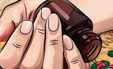 On the way to a hospital in Vijayanagar, Raghavendra revealed that he had consumed poison.
