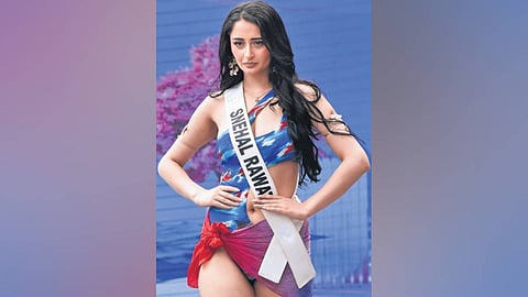 The swimsuit segment followed earlier rounds, including the sashing ceremony, introduction walk, speech round and gala dinner.