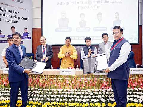 MP Govt, Centre sign MoU to set up India's first telecom manufacturing zone in Gwalior