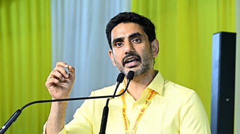 HRD Minister Nara Lokesh
