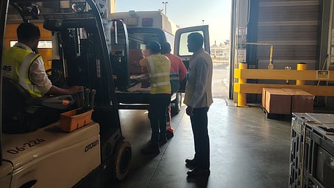 Mortal remains of Indians being repatriated from Ras Laffan.