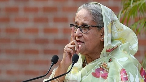 Former Bangladesh Prime Minister Sheikh Hasina.