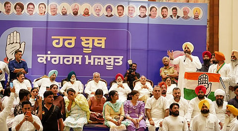 Punjab Congress president Amarinder Singh Raja Warring said that the AAP government was on its way out.