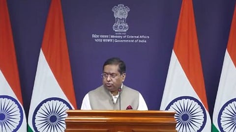 MEA spokesperson Randhir Jaiswal