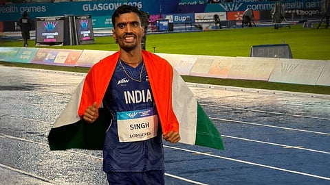 Reigning Asian champion Gulveer, who had won a silver in the 10,000m on July 28, finished third in the 5000m with a time of 13 minute 24.95 seconds
