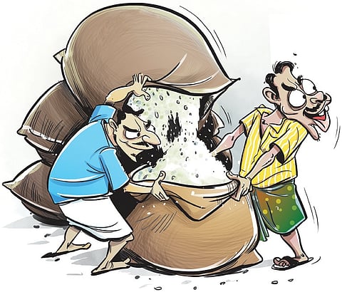 Rs 87 crore worth of paddy missing, three mill owners booked