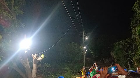 Nearly 30 Gangireddula and Rajala families in Ward No. 2 of Nelakondapalli, near the Buddhist Stupa, finally received power connections