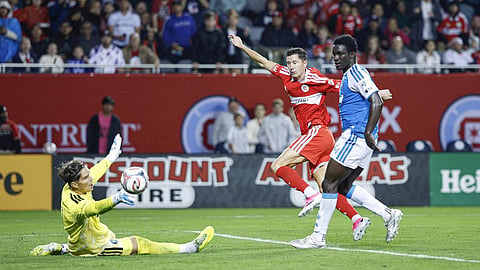 Lewandowski scores twice on home debut; Muller penalty cancels out Son opener
Lewandowski, who made the move from FC Barcelona in a two-year deal with Chicago, scored a brace while Muller and Son traded one goal each in a draw in Vancouver.