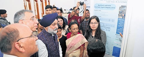 Lieutenant-Governor Taranjit Singh Sandhu during his visit to Kirori Mal College