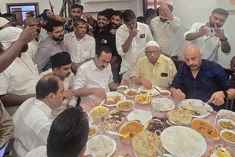 Satheesan attended multiple events in Malappuram on Saturday, the same day Kerala witnessed widespread landslides and flooding that claimed several lives.