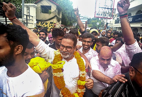 Jan Suraaj Party chief Prashant Kishor wins Bankipur by-poll.
